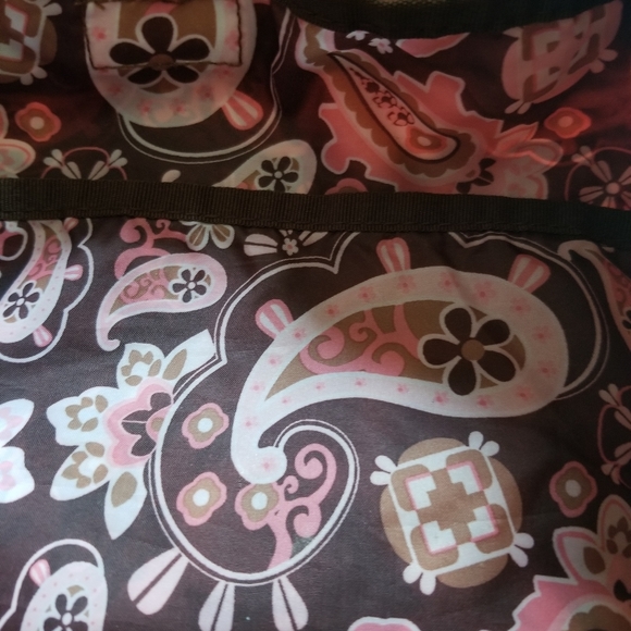 Pink & Brown Diaper Bag with Changing Pad - Picture 8 of 12